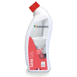 Gel wc Ecolabel Paredes Sani Gel flacon de 750ml Colis de 12 flacons de 750ml