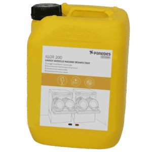 Nettoyant vaisselle machine désinfectant Paredes Access Klor 200 bidon de 22Kg, Bidon de 22kg