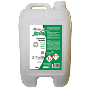 Eau de javel à 9,6% de chlore actif Nectra bidon de 20L, colis de 1