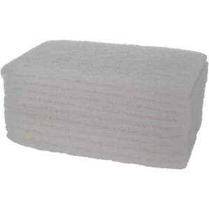 Tampon abrasif blanc Prodifa Sachet de 10.