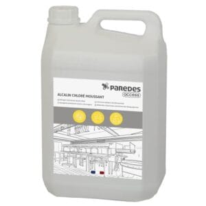 Détergent désinfectant alcalin moussant Paredes Access Alcalin chloré moussant bidon de 5L Colis de 4 bidons de 5L