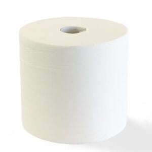 Bobine d'essuyage blanche 1000 formats 26 x 35 cm ParedesColis de 2 bobines de 1000.