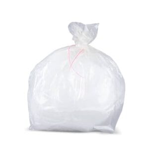 Sacs poubelle 30L blanc 25µ lien classique Paredes  Colis de 10 rouleaux de 50