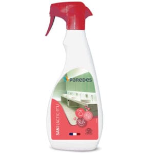 Détartrant désinfectant Ecocert Paredes SANI LACTIC RTU pulvérisateur de 750ml Colis de 6 pulvérisateurs