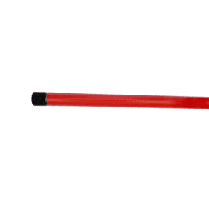 Manche métal laqué 120cm rouge Brosserie Marchand