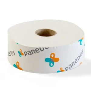 Papier toilette rouleau géant Jumbo blanc 380m 8,3 x 17,5 cm Ecolabel Paredes