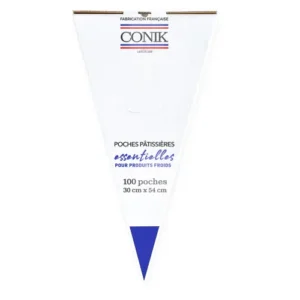 Poche pâtissière MB Pack PE BD à usage unique 30 x 54 cm transparent