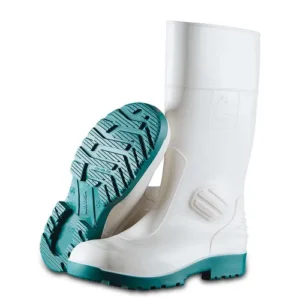 Botte de sécurité Mavinsa Corail PVC/nitrile S4 CI SRA blanc/vert