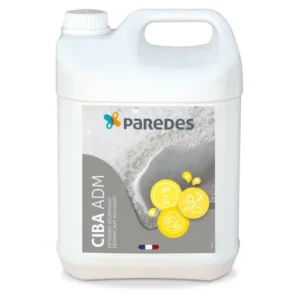 Détergent dégraissant désinfectant Moussant Paredes Ciba ADM bidon de 5L