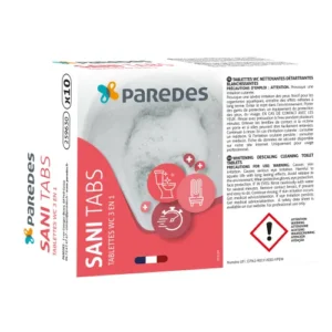 Tablettes WC 3en1 Paredes SANI TABS boite de 10