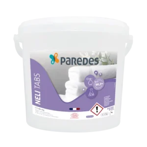 Tablettes linge parfumées Ecocert Paredes Neli Tabs seau de 160