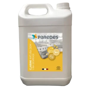 Détergent dégraissant détartrant désinfectant Ecocert Paredes Ciba Desirease bidon de 5L
