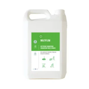 Nettoyant probiotique dégraissant multi-usages Ecolabel HTS BIO Multiflow bidon 5L